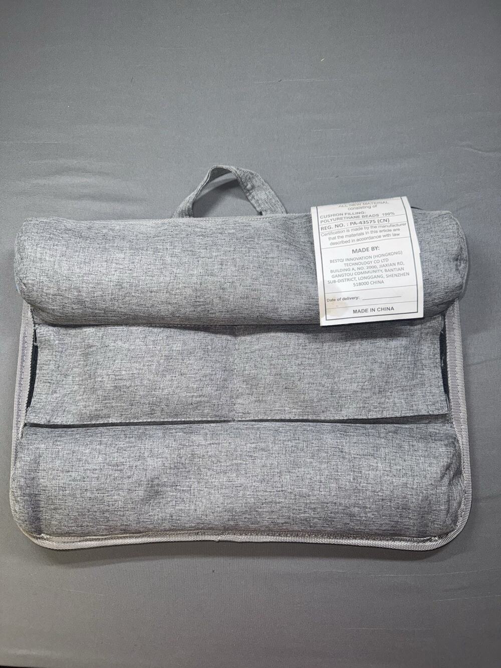 Huanuo Cushioned Laptop Lap Desk Gray Fabric